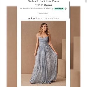 Sachin & Babi Rose Dress. Size 6